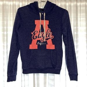 American Eagle Pullover Hoodie Size Small | Navy and Pink
